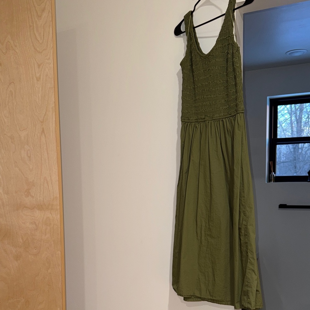 Sincerely Jules Olive Green Midi Dress